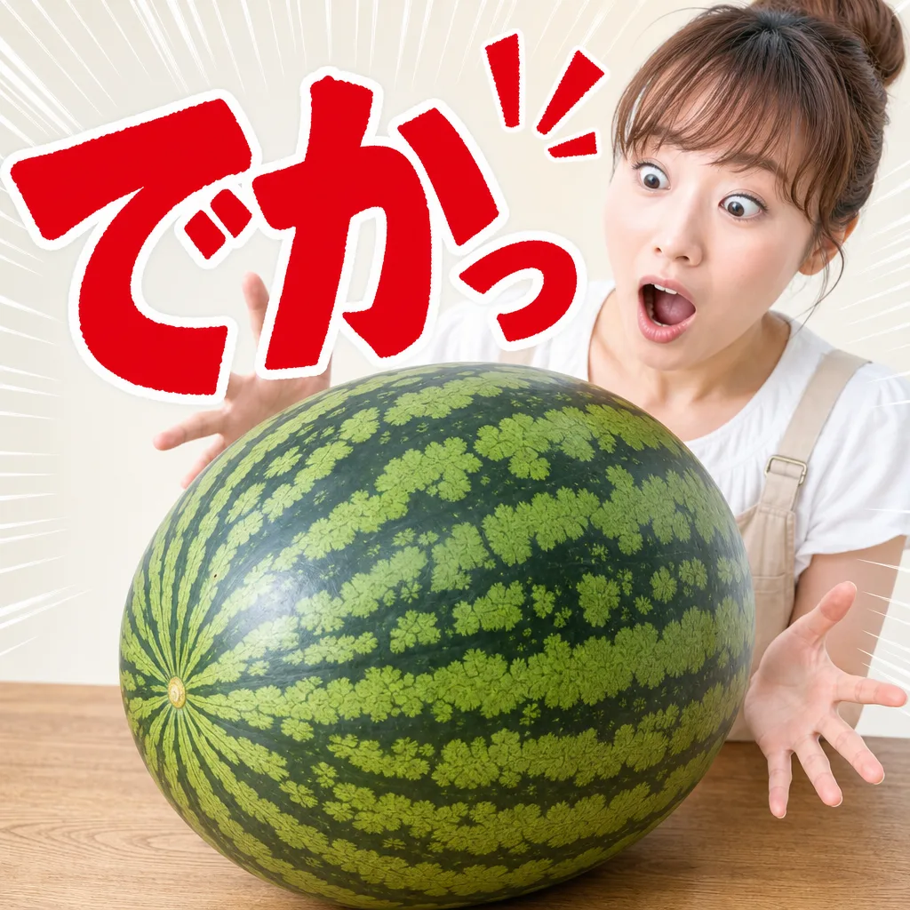 でかっ