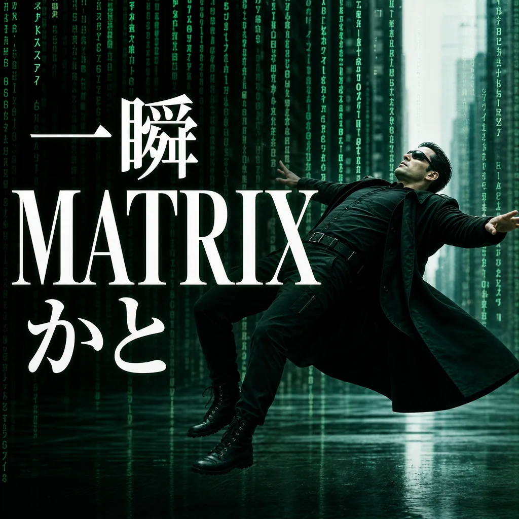 一瞬MATRIXかと