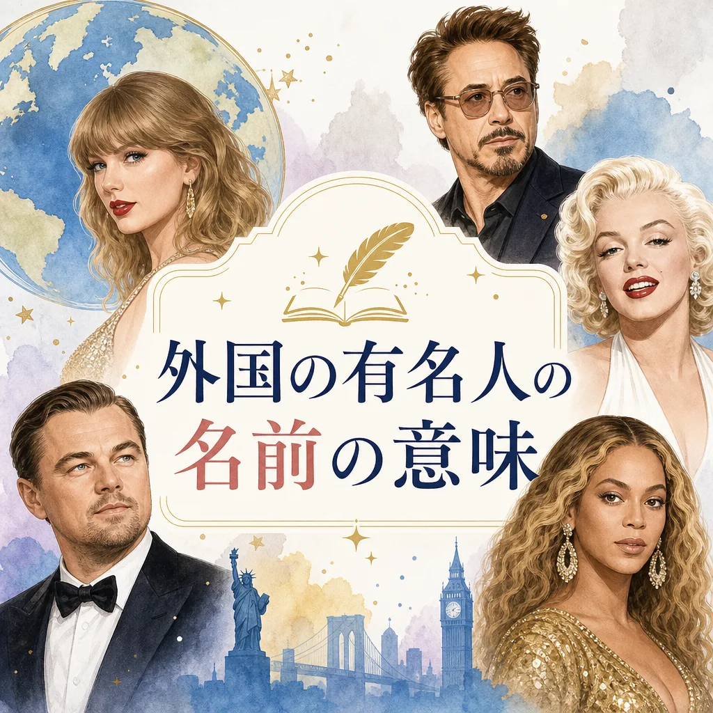 外国の有名人の名前の意味