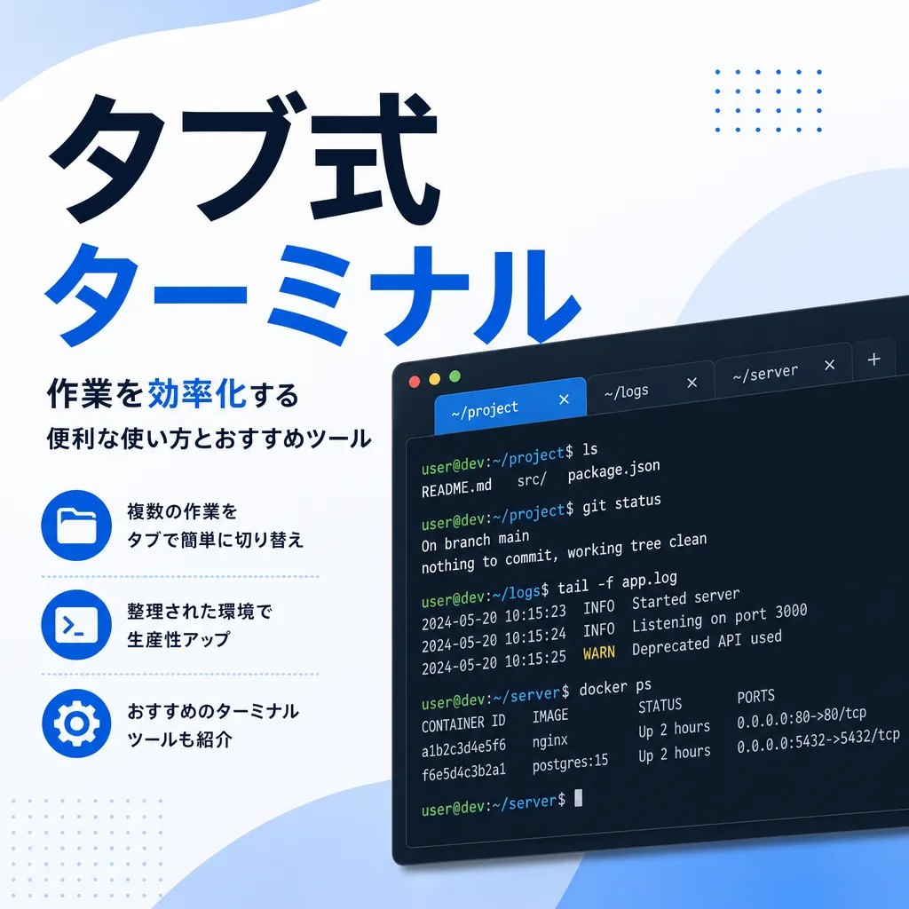 タブ式ターミナル