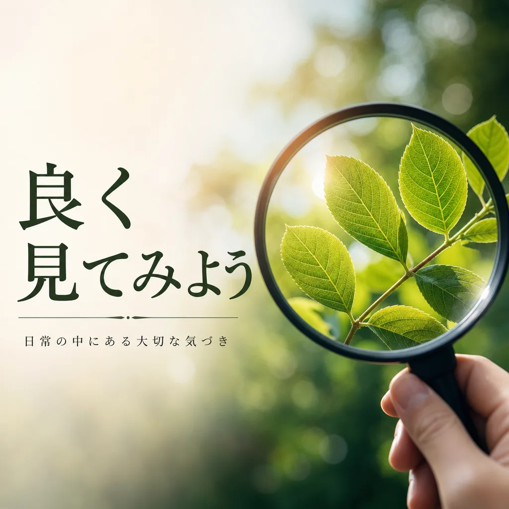 良く見てみよう