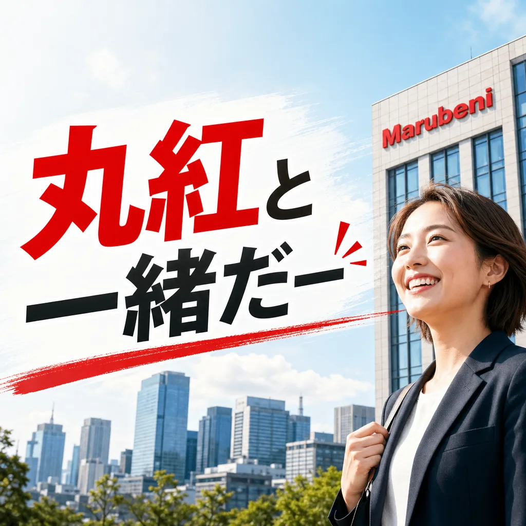 丸紅と一緒だー