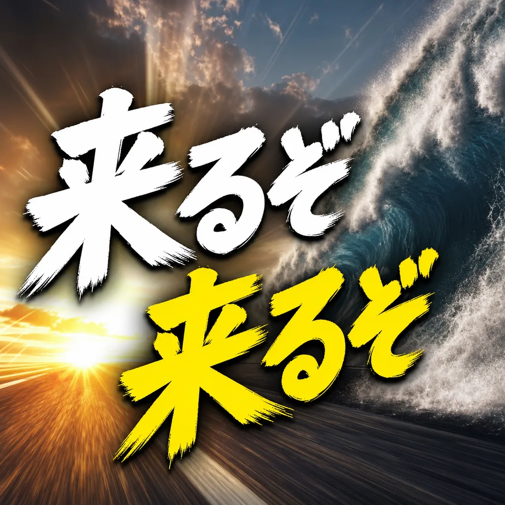 来るぞ来るぞ