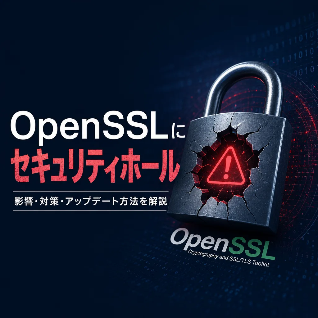 OpenSSLにセキュリティホール