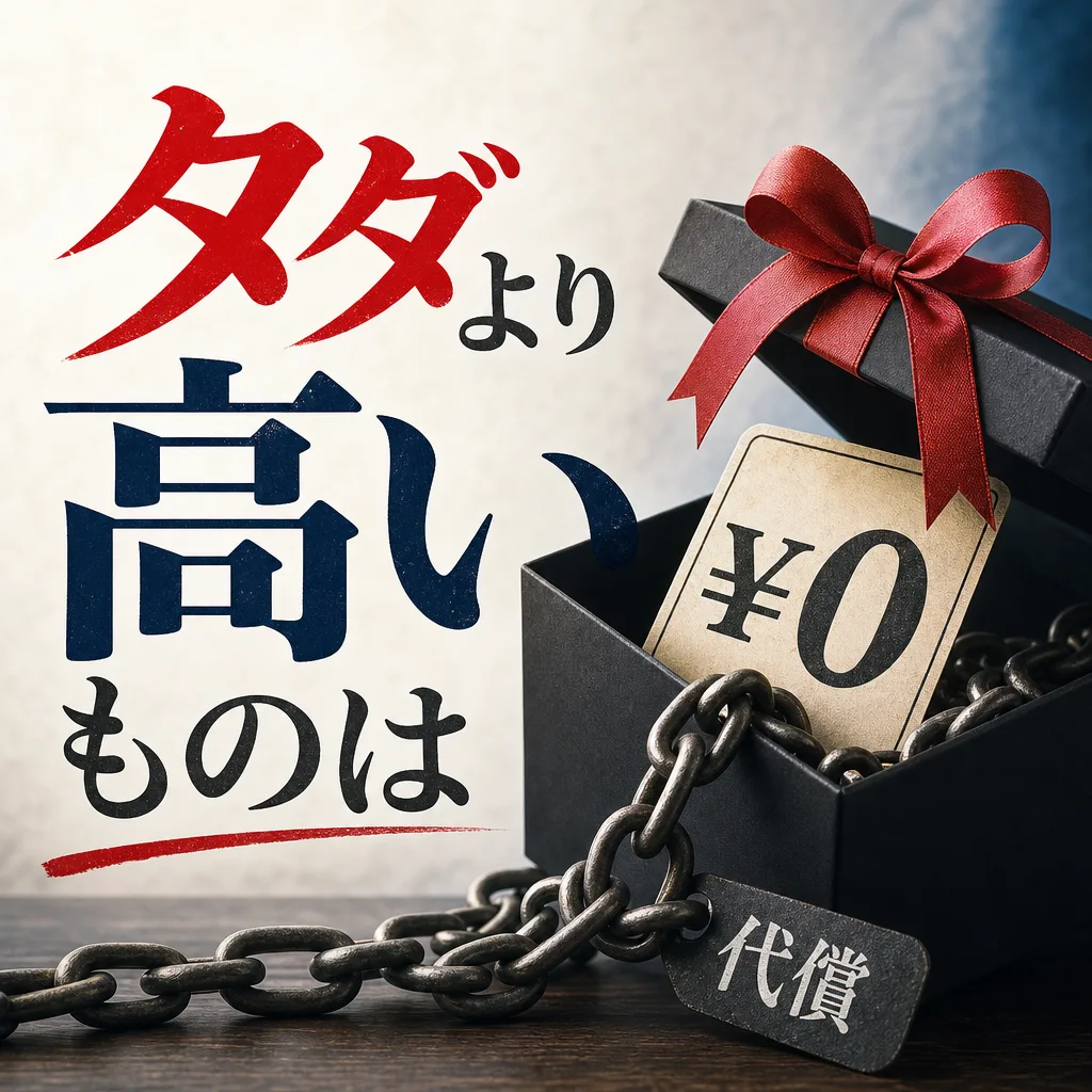 タダより高いものは