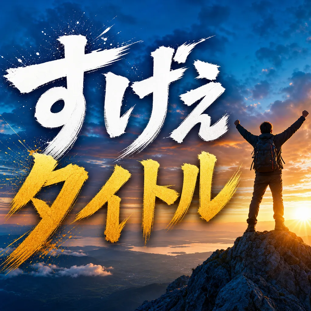すげえタイトル