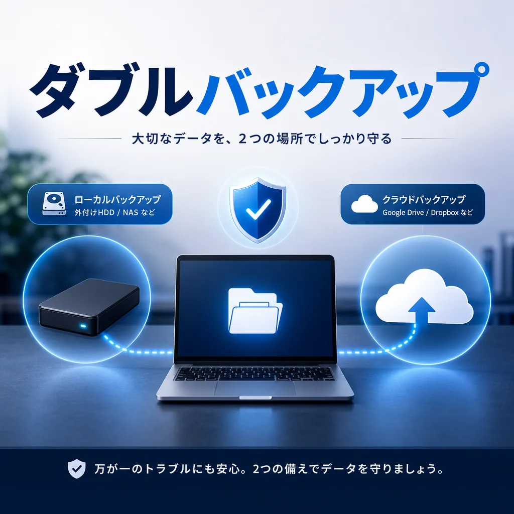 ダブルバックアップ
