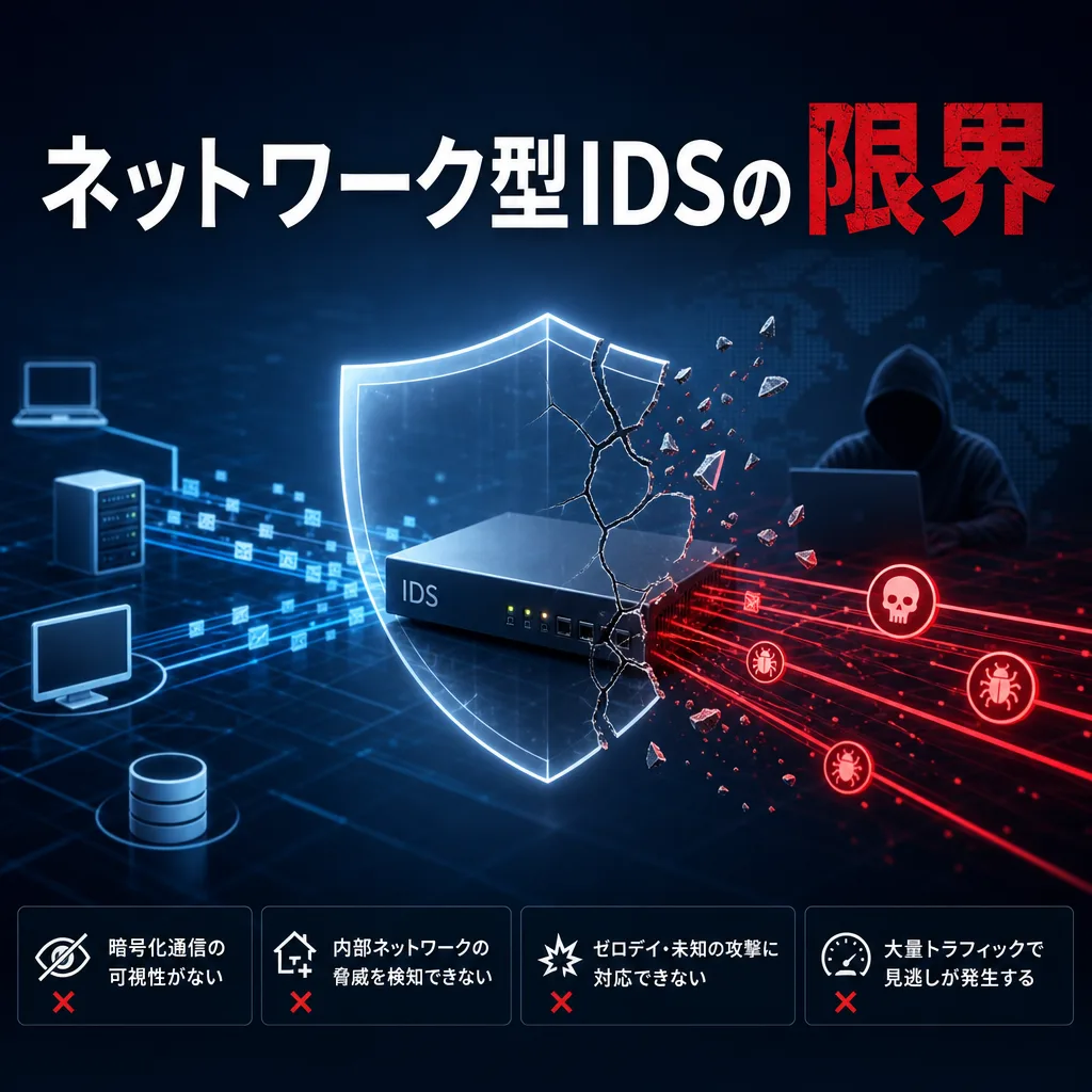 ネットワーク型IDSの限界