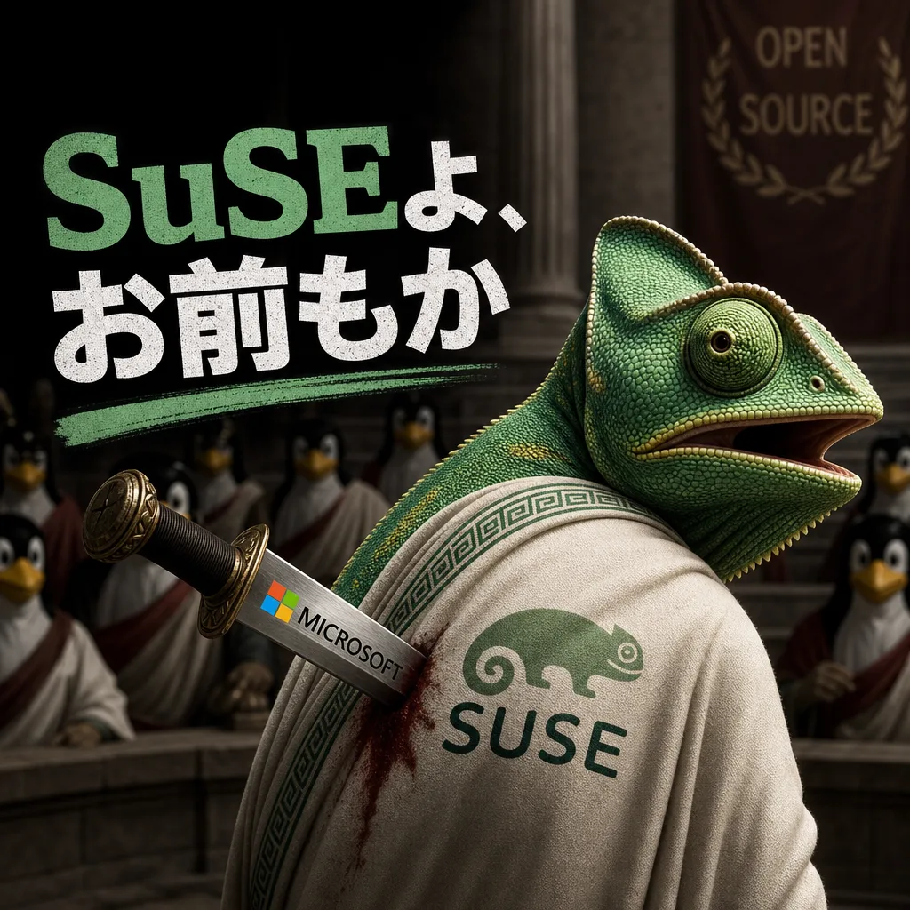 SuSEよ、お前もか