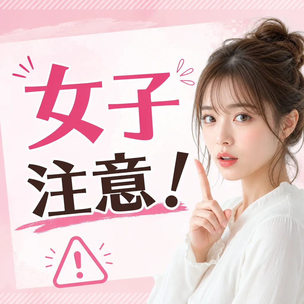 女子注意！