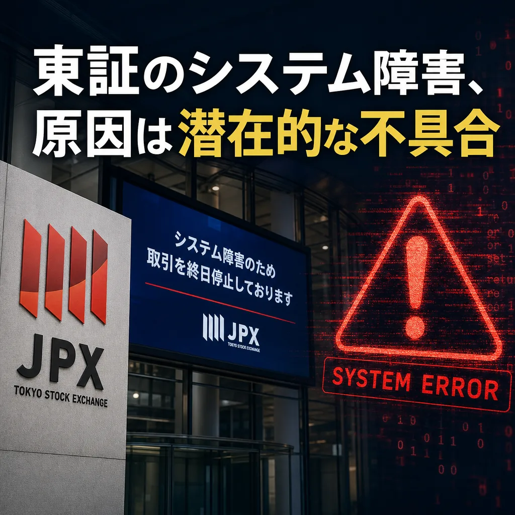 東証のシステム障害、原因は潜在的な不具合