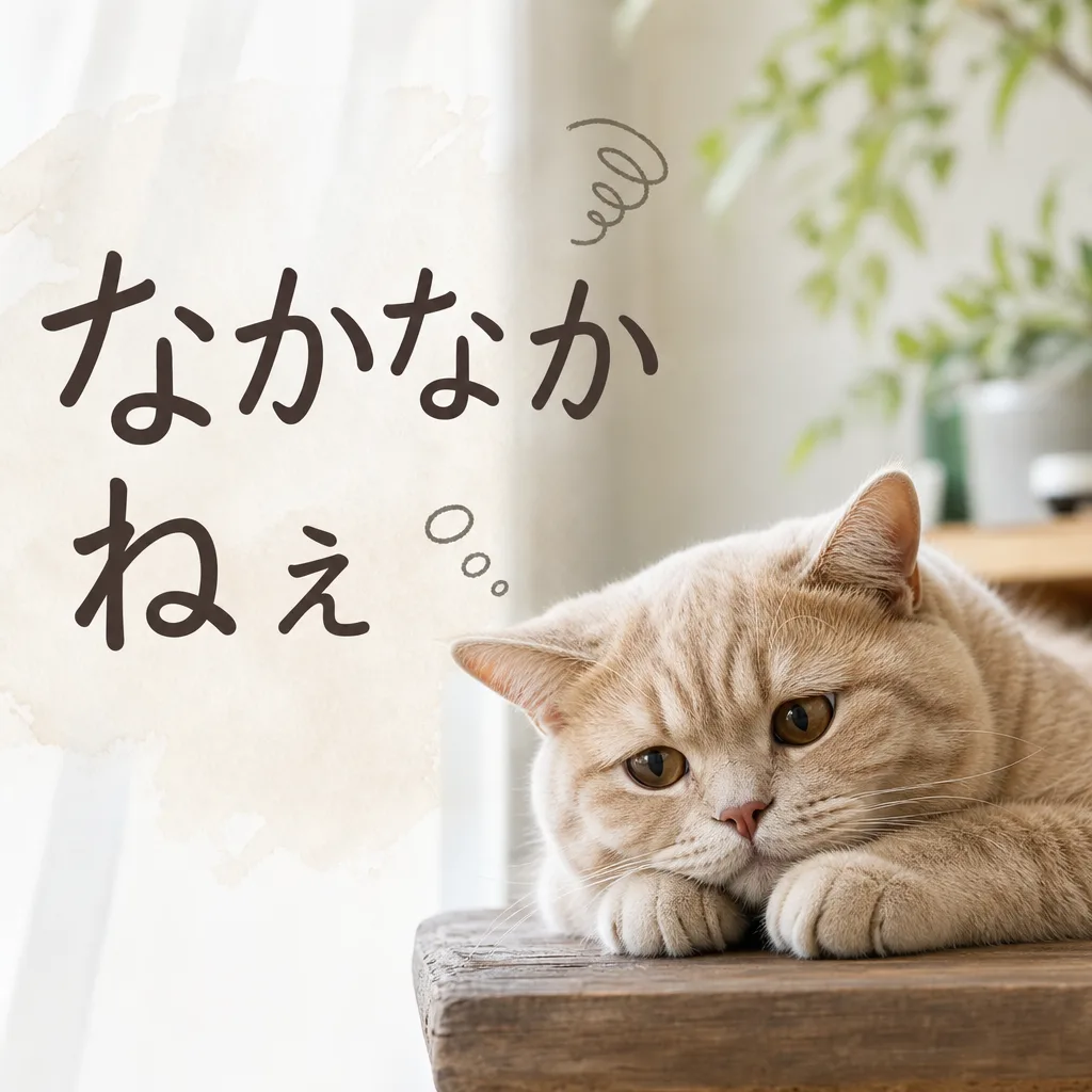 なかなかねぇ