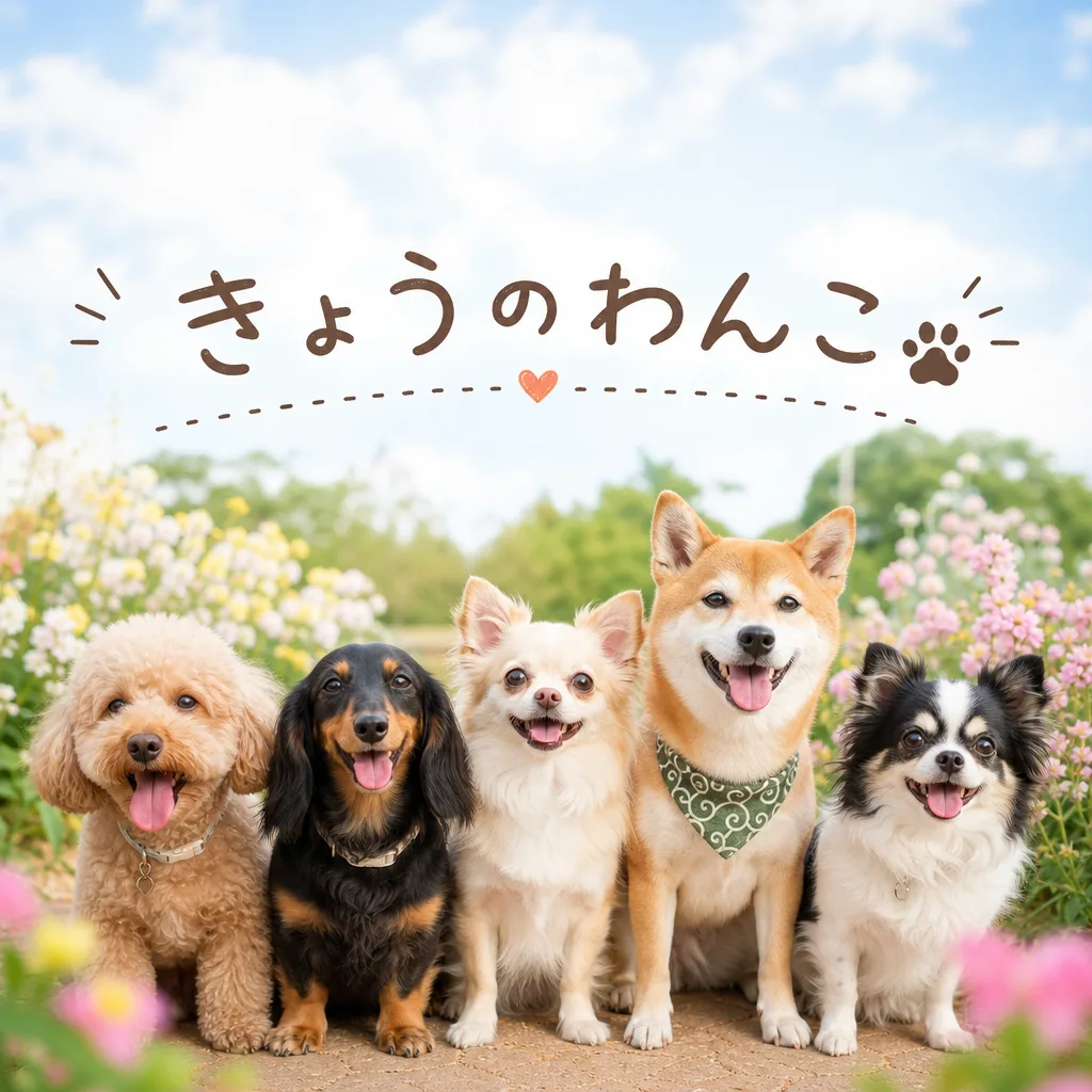 きょうのわんこ（複数）