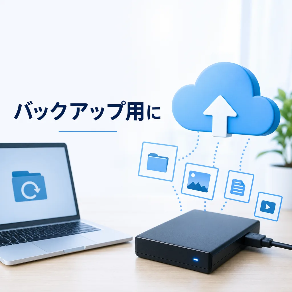 バックアップ用に