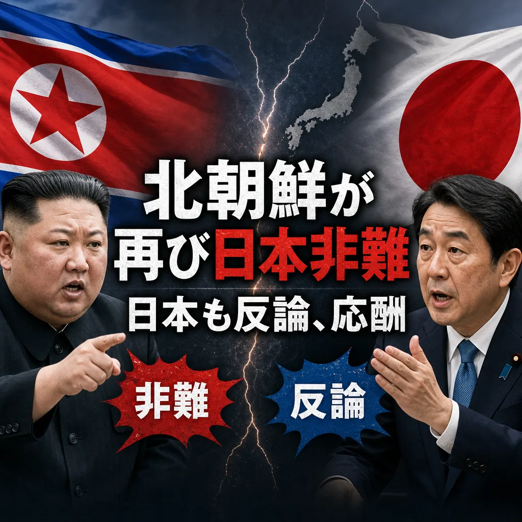 北朝鮮が再び日本非難 日本も反論、応酬