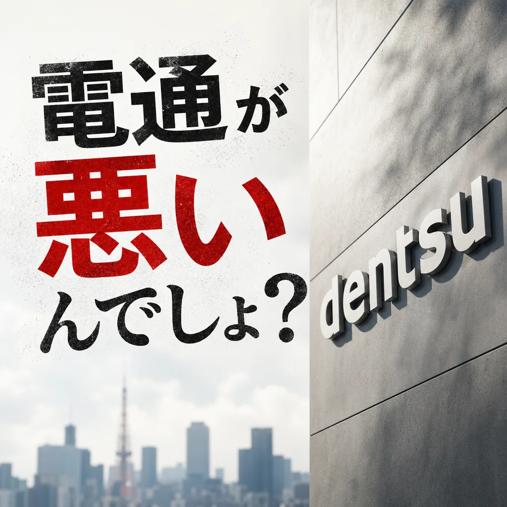電通が悪いんでしょ?