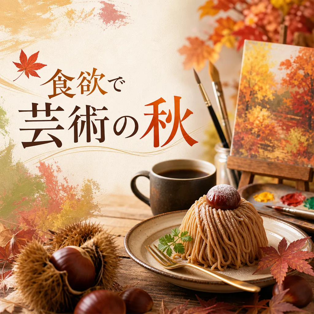 食欲で芸術の秋