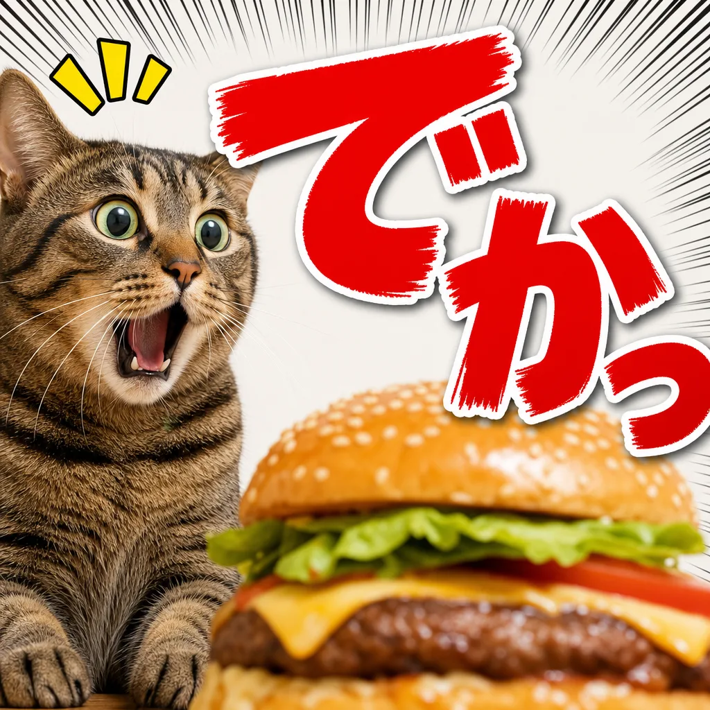 でかっ