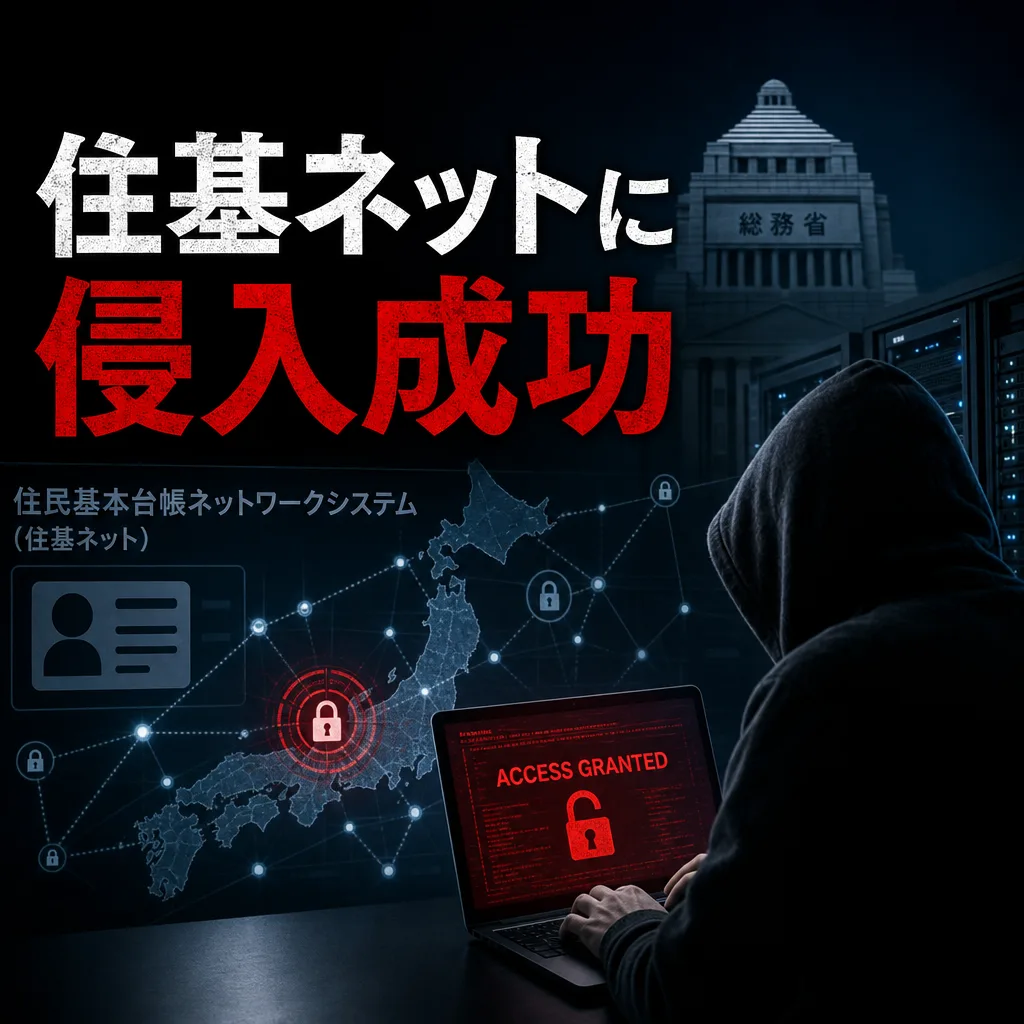 住基ネットに侵入成功