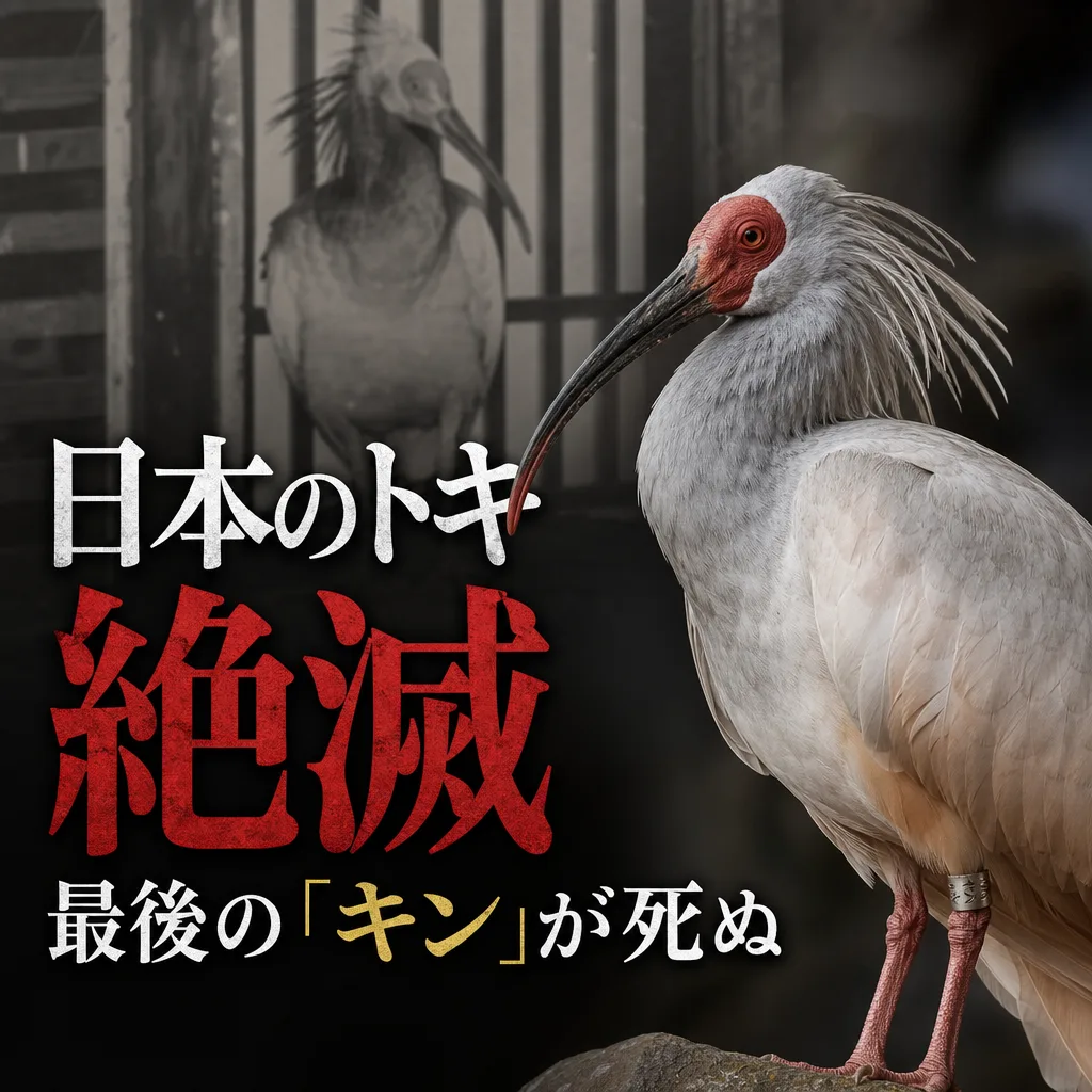日本のトキ絶滅、最後の「キン」が死ぬ
