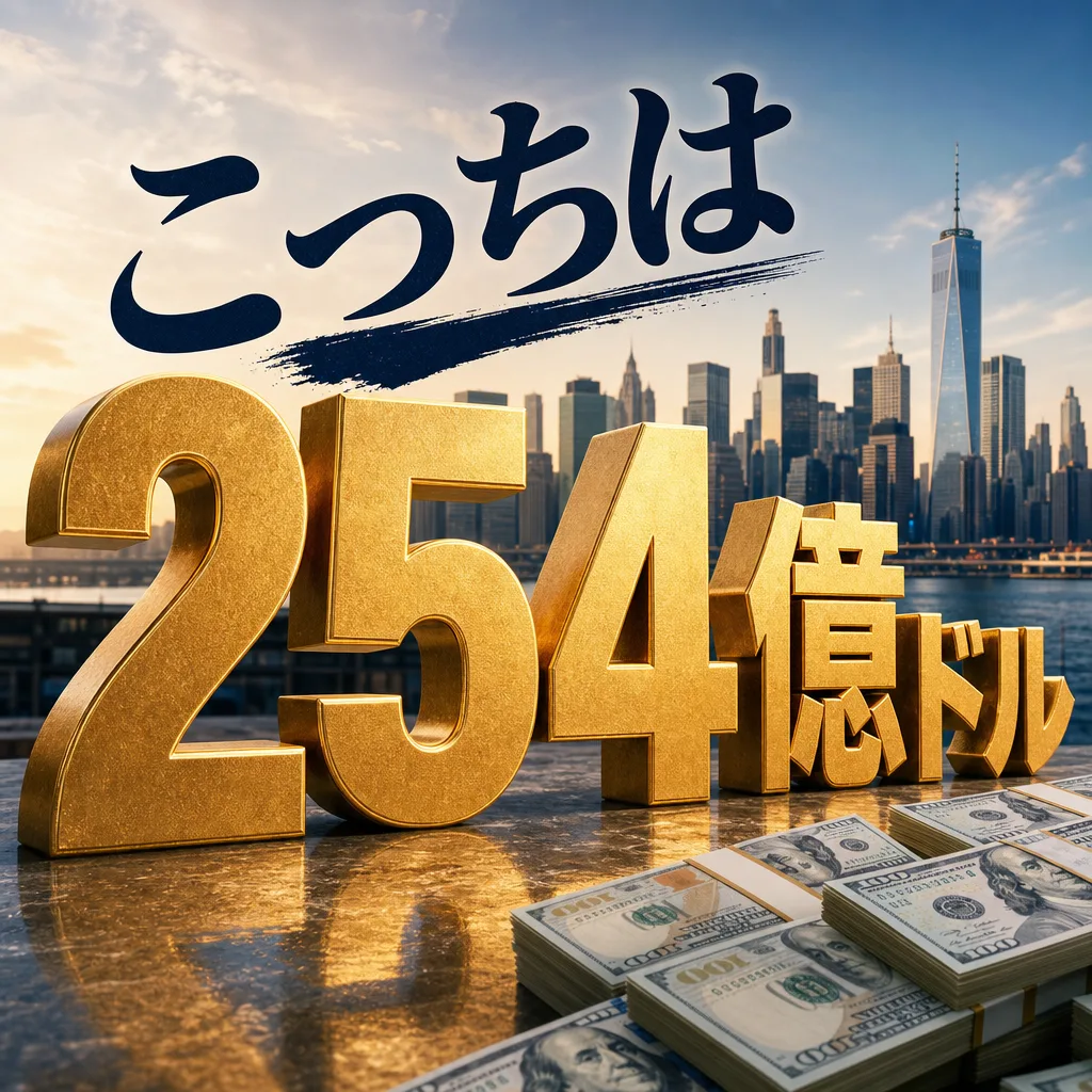 こっちは254億ドル