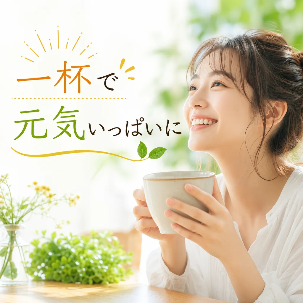 一杯で元気いっぱいに