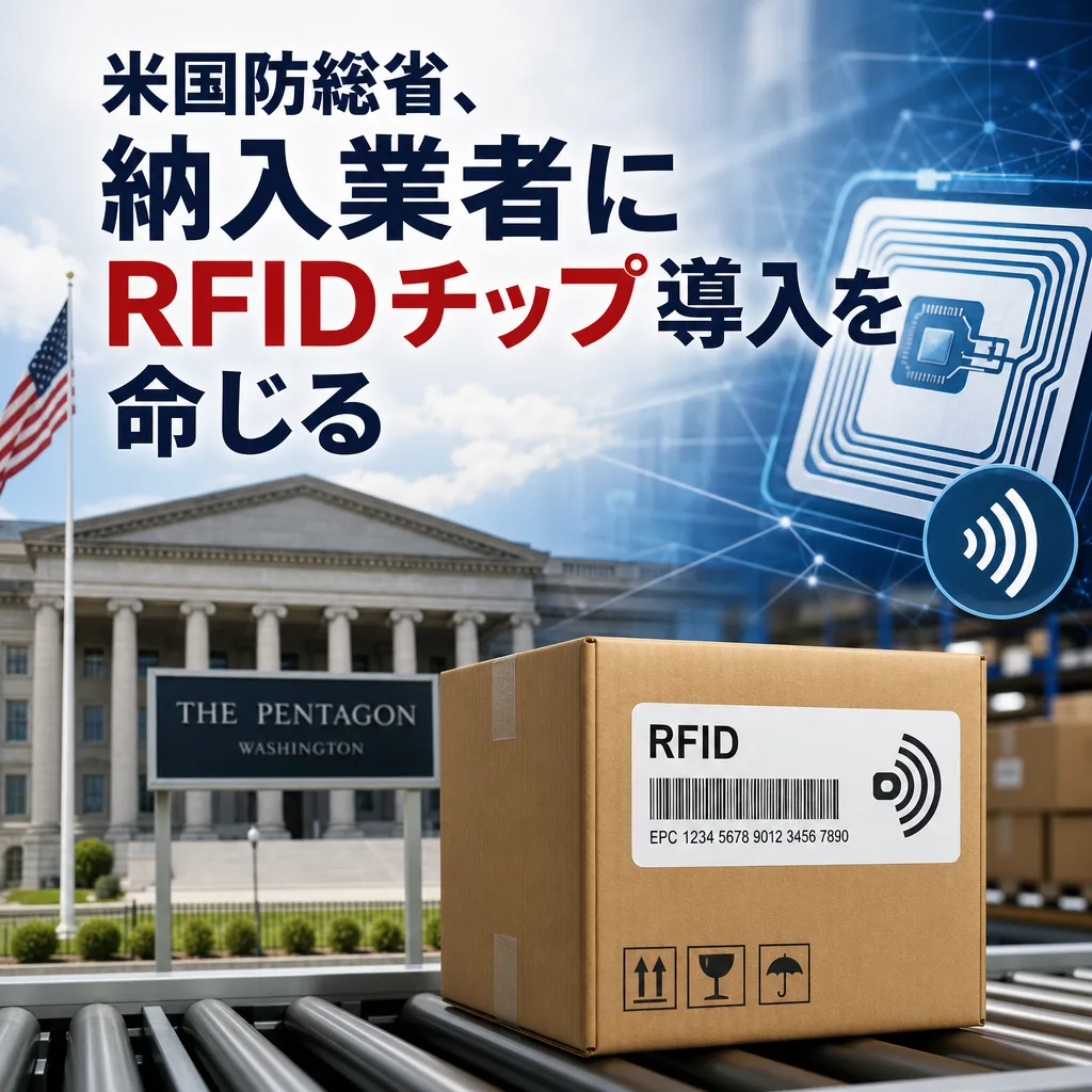 米国防総省、納入業者にRFIDチップ導入を命じる
