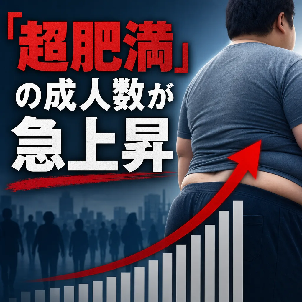 「超肥満」の成人数が急上昇