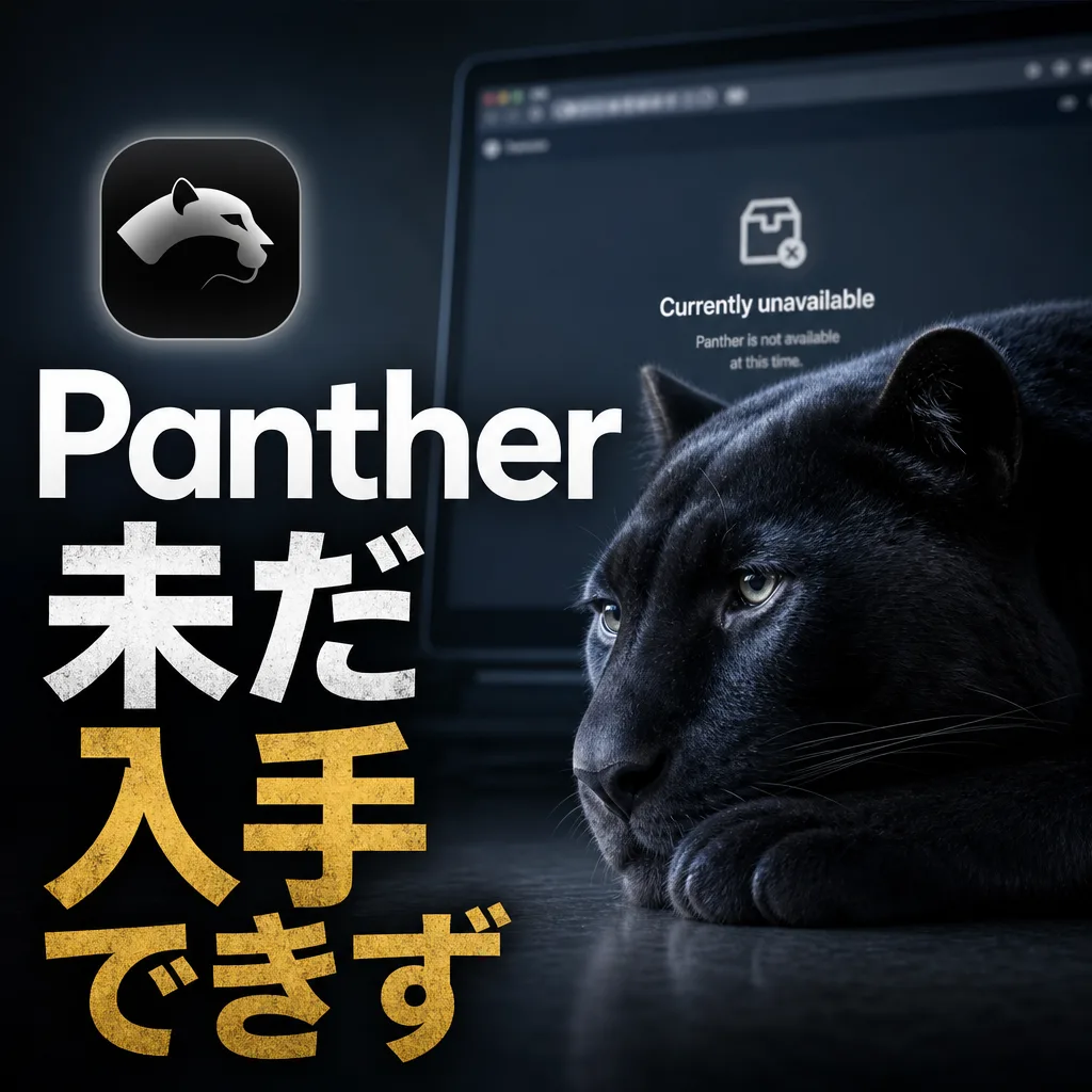 Panther未だ入手できず