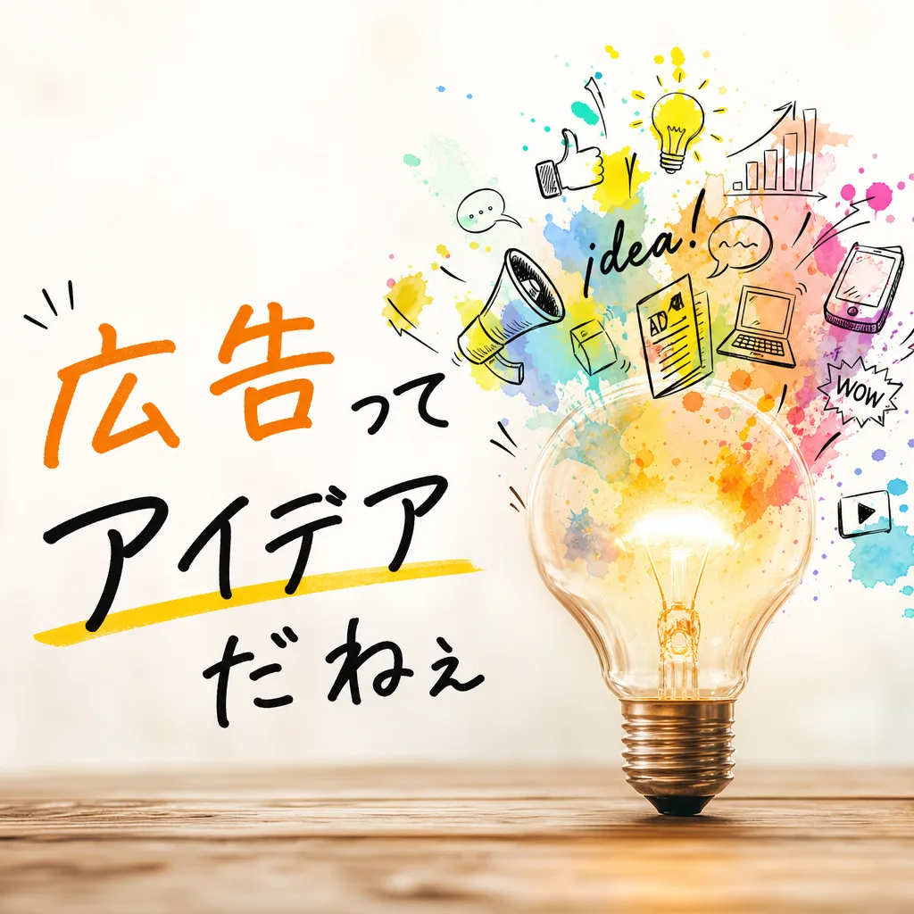 広告ってアイデアだねぇ