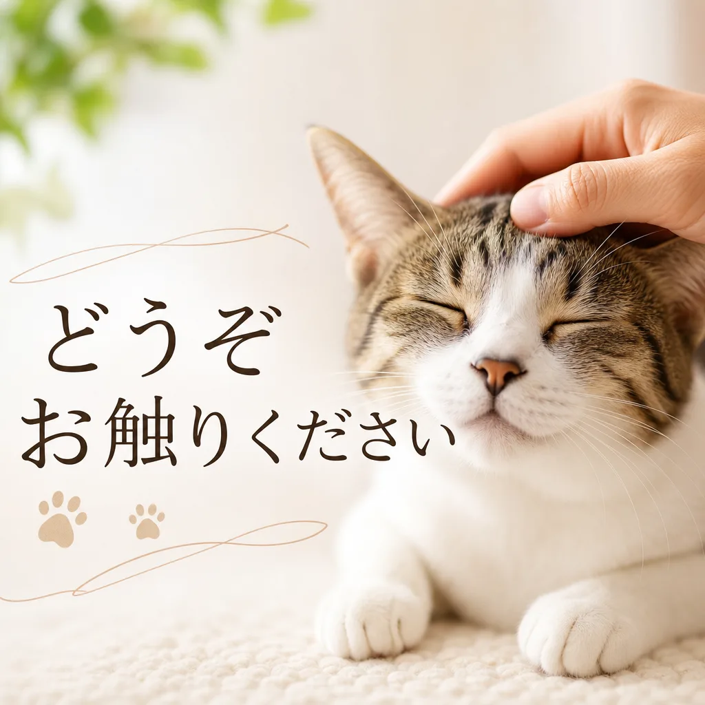 どうぞお触りください