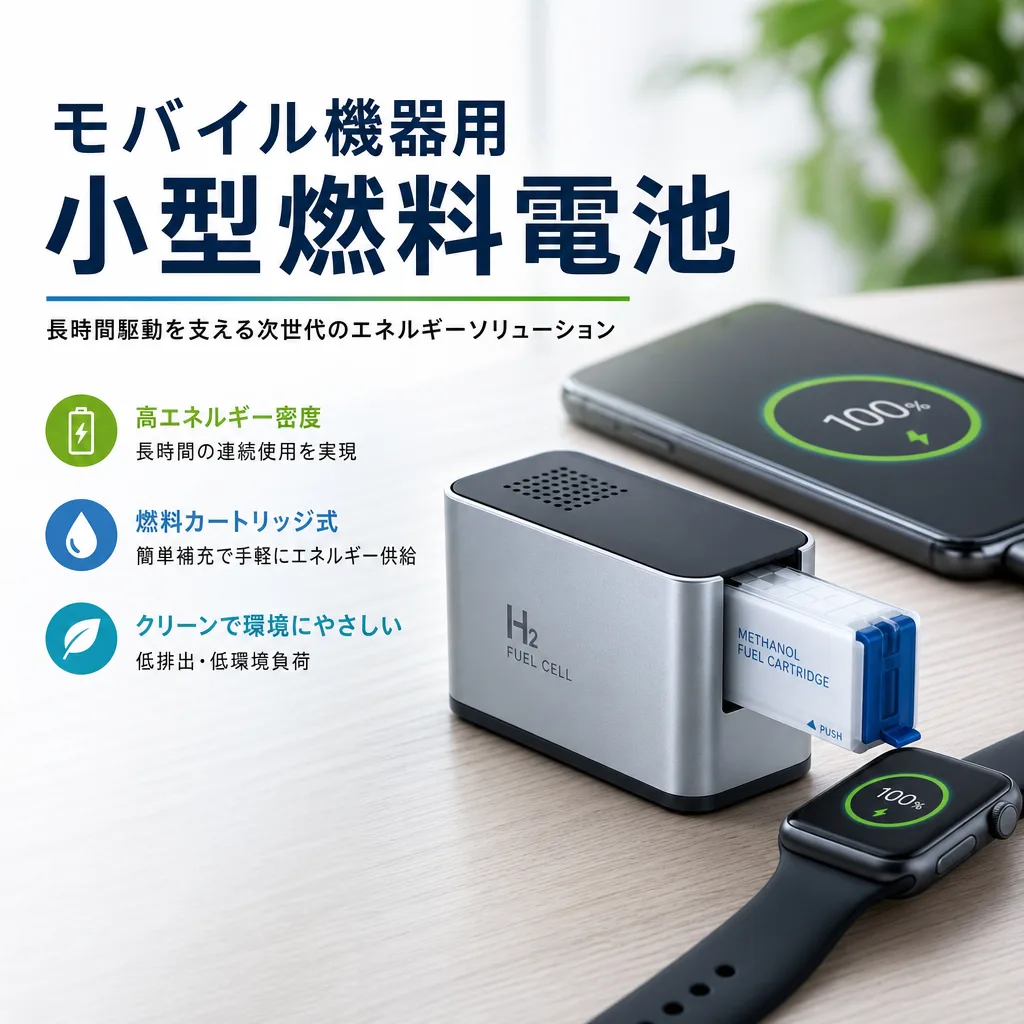 モバイル機器用小型燃料電池