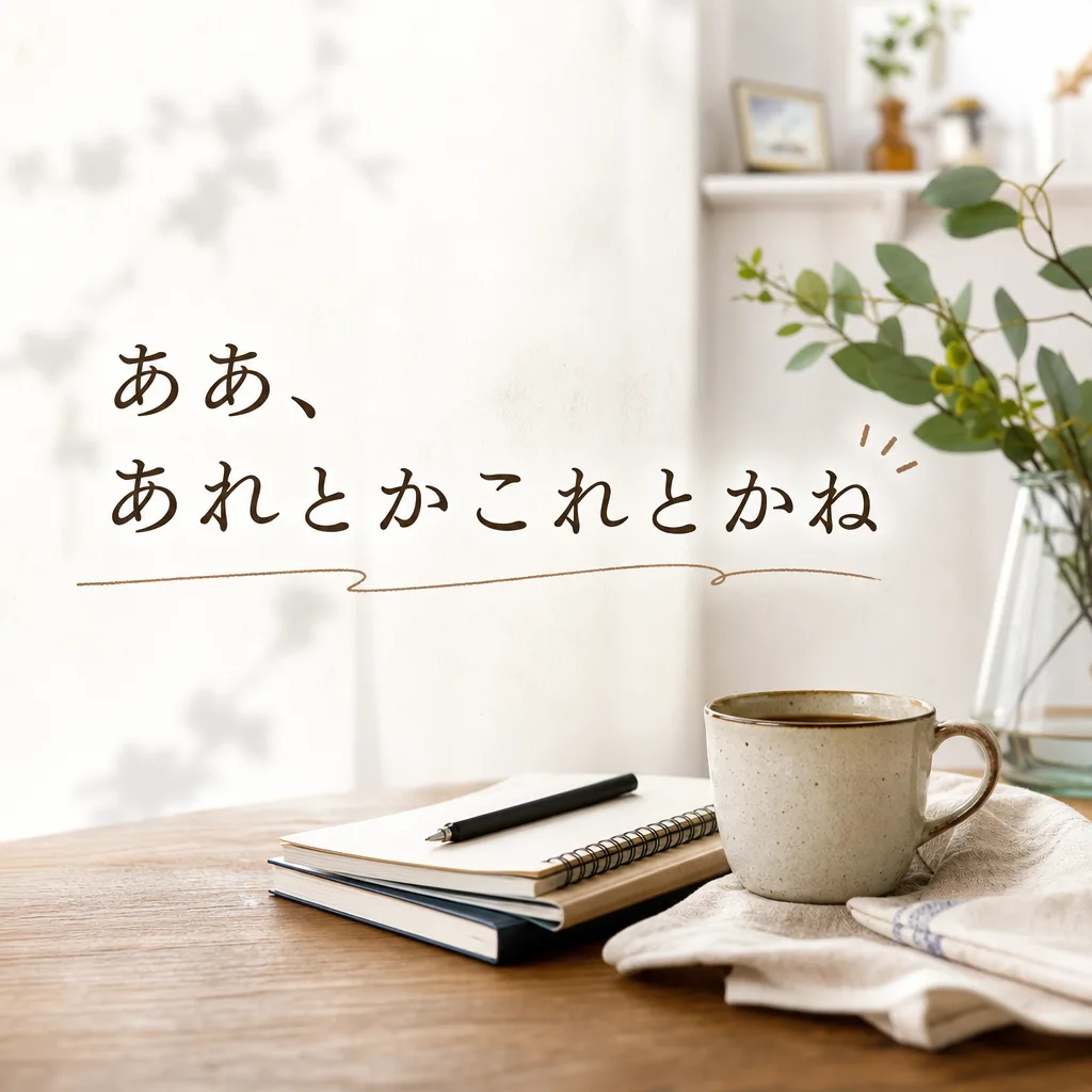 ああ、あれとかこれとかね