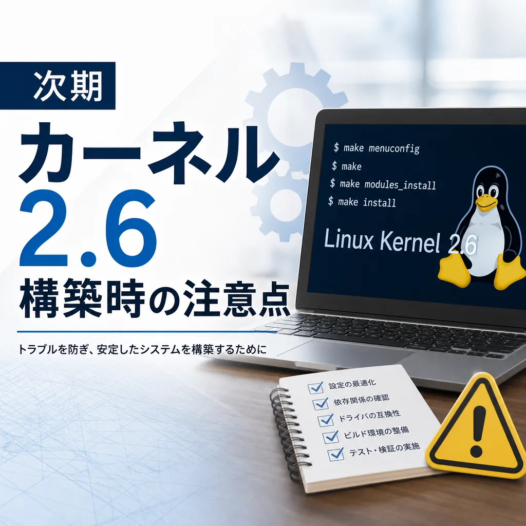 次期カーネル2.6構築時の注意点