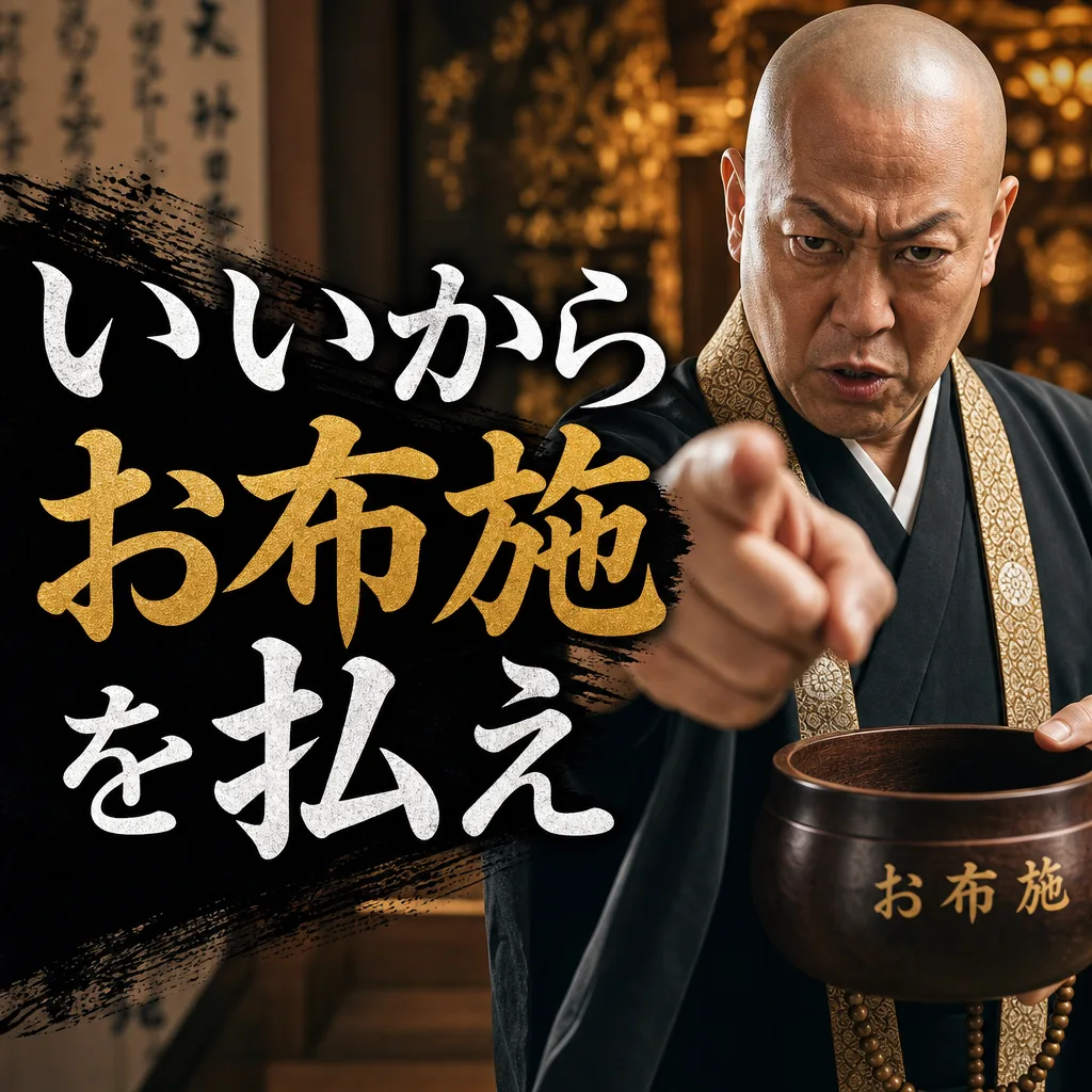 いいからお布施を払え