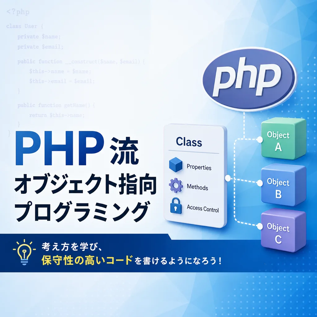 ステップ6 PHP流オブジェクト指向プログラミング