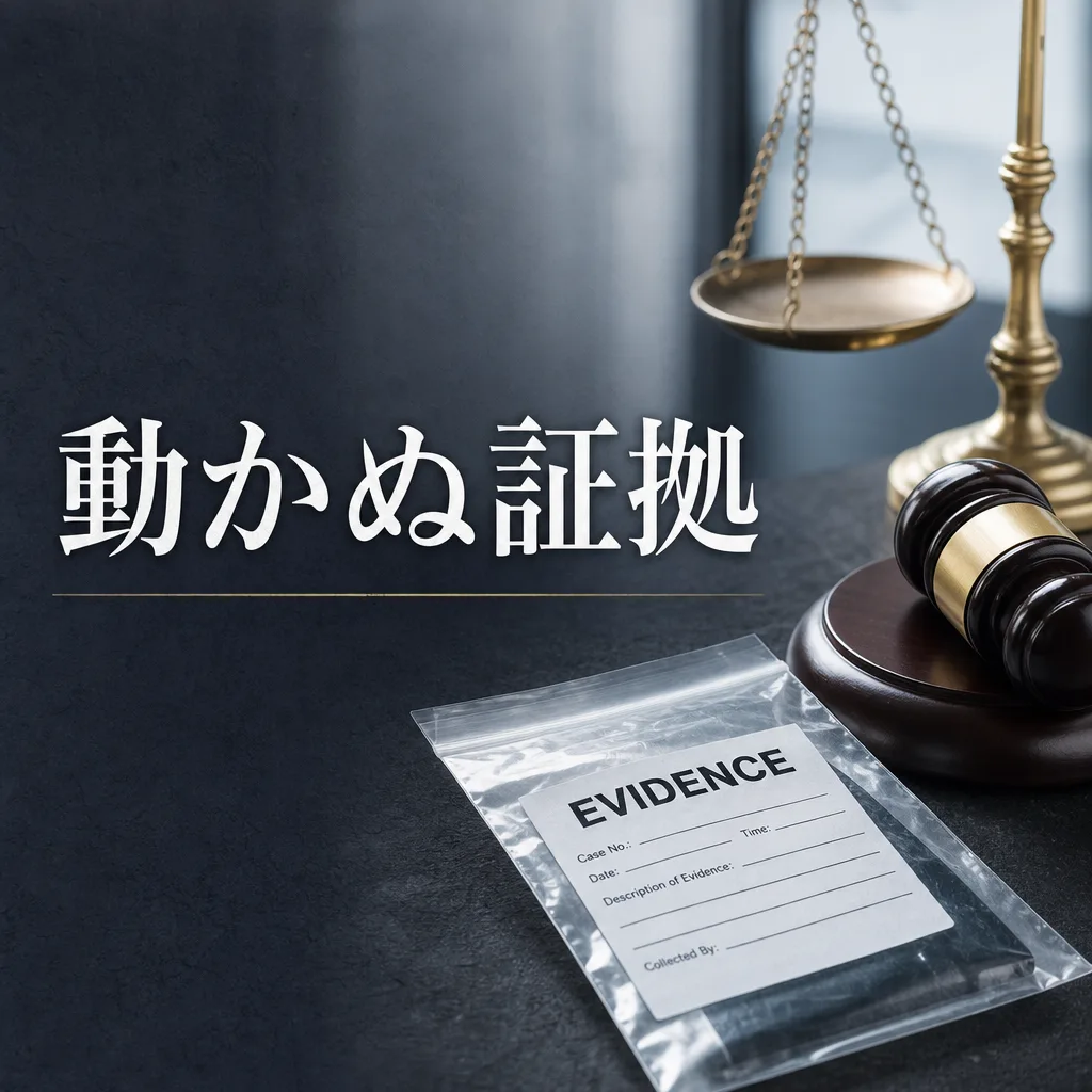 動かぬ証拠