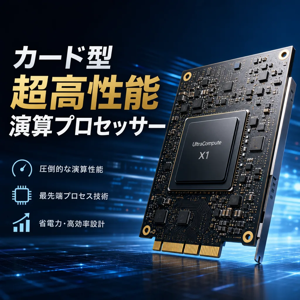 カード型超高性能演算プロセッサー