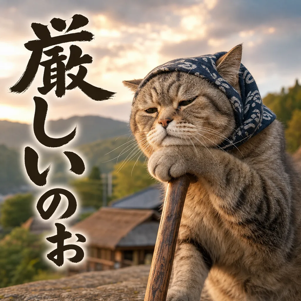 厳しいのぉ