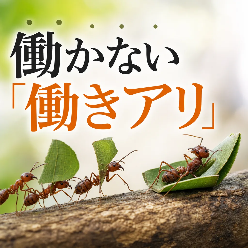 働かない「働きアリ」