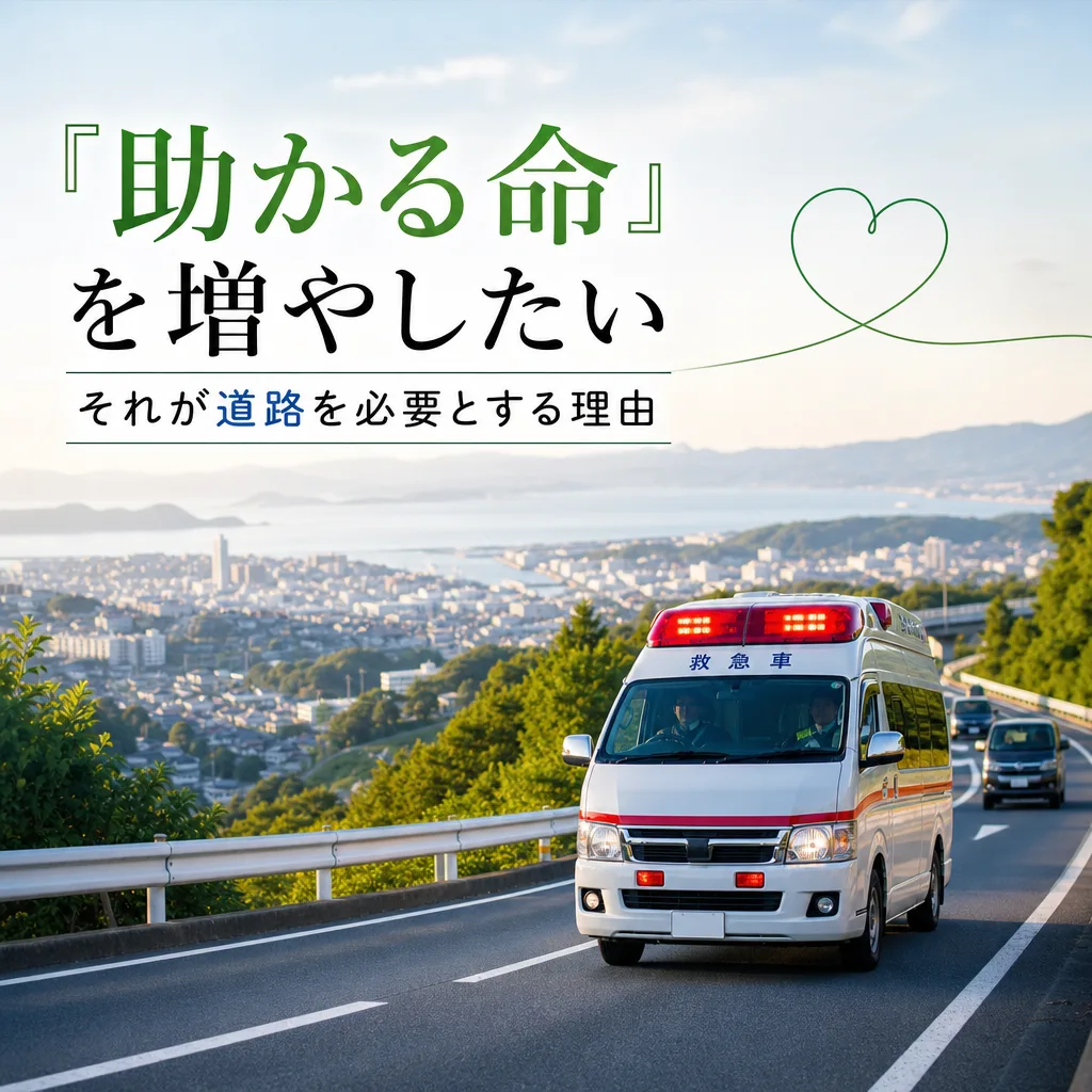 『助かる命』を増やしたい それが道路を必要とする理由