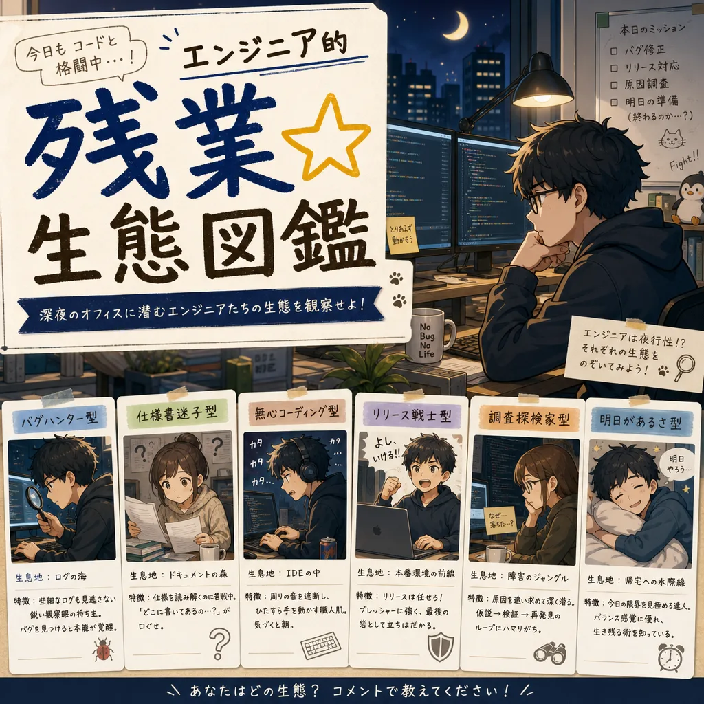 エンジニア的残業☆生態図鑑
