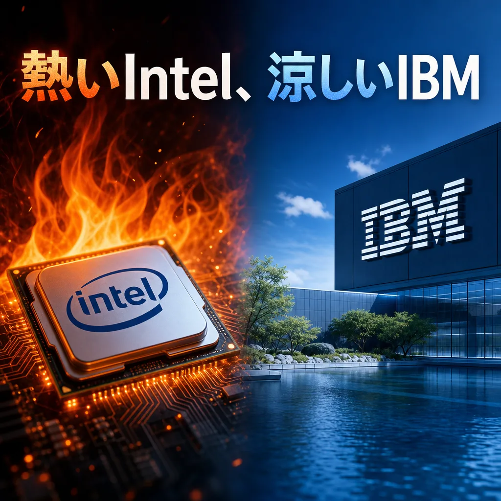 熱いIntel、涼しいIBM