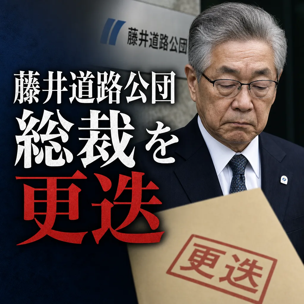 藤井道路公団総裁を更迭