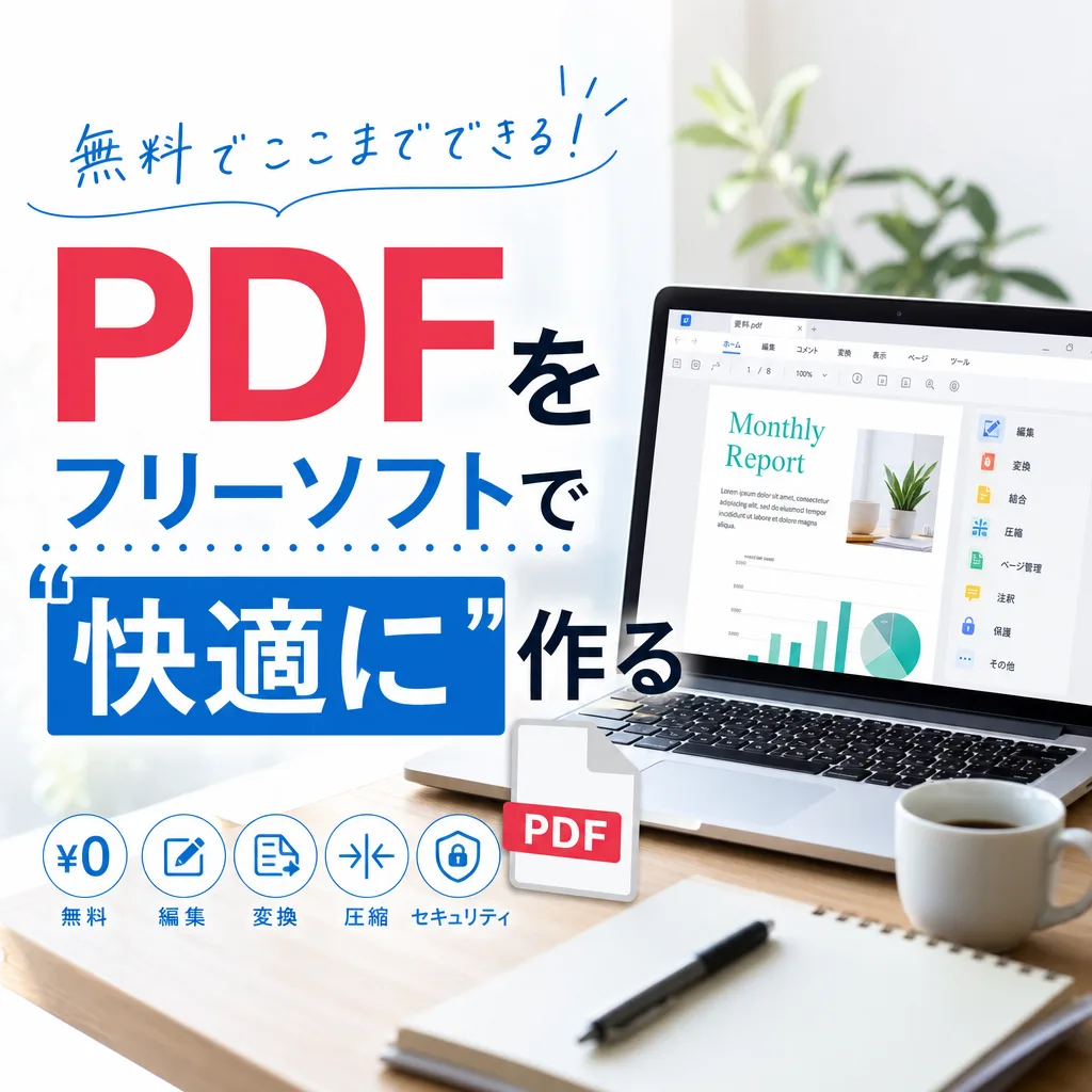 PDFをフリーソフトで「快適に」作る
