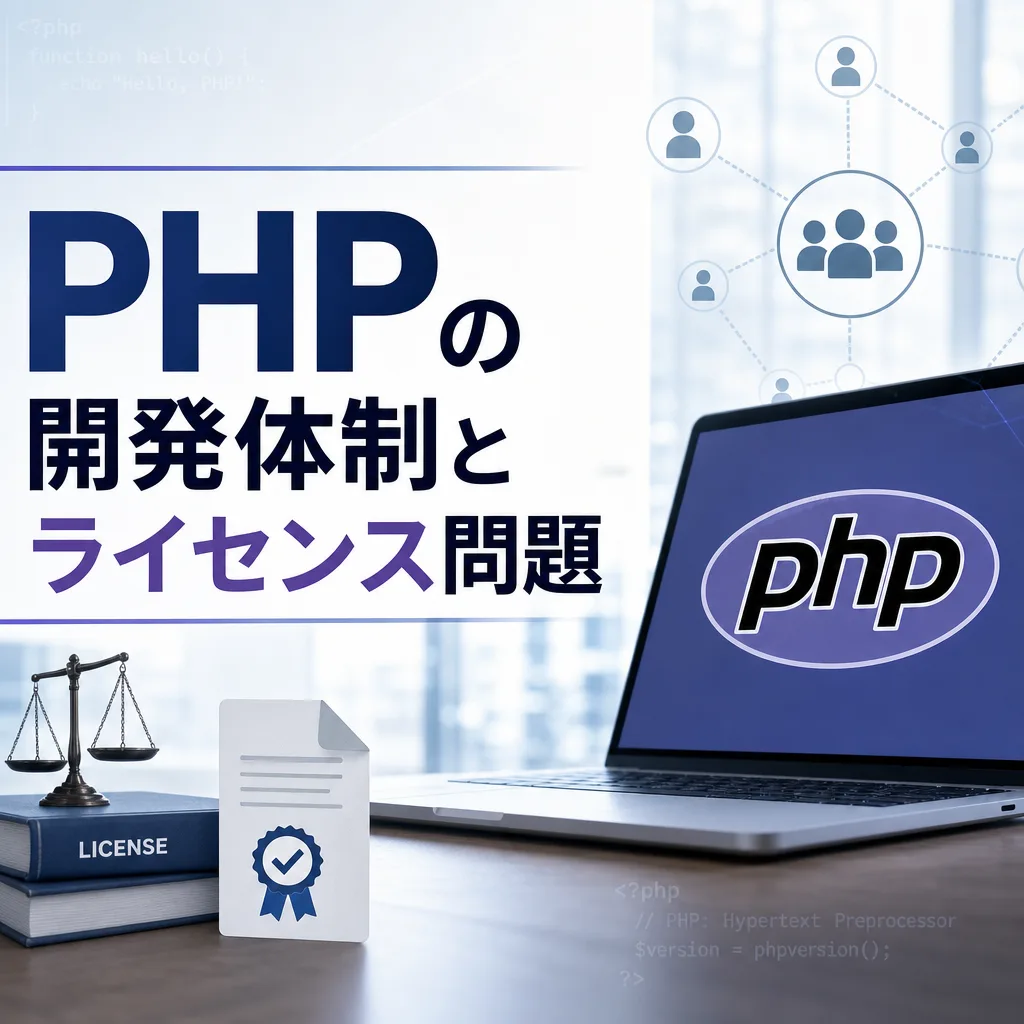 PHPの開発体制とライセンス問題