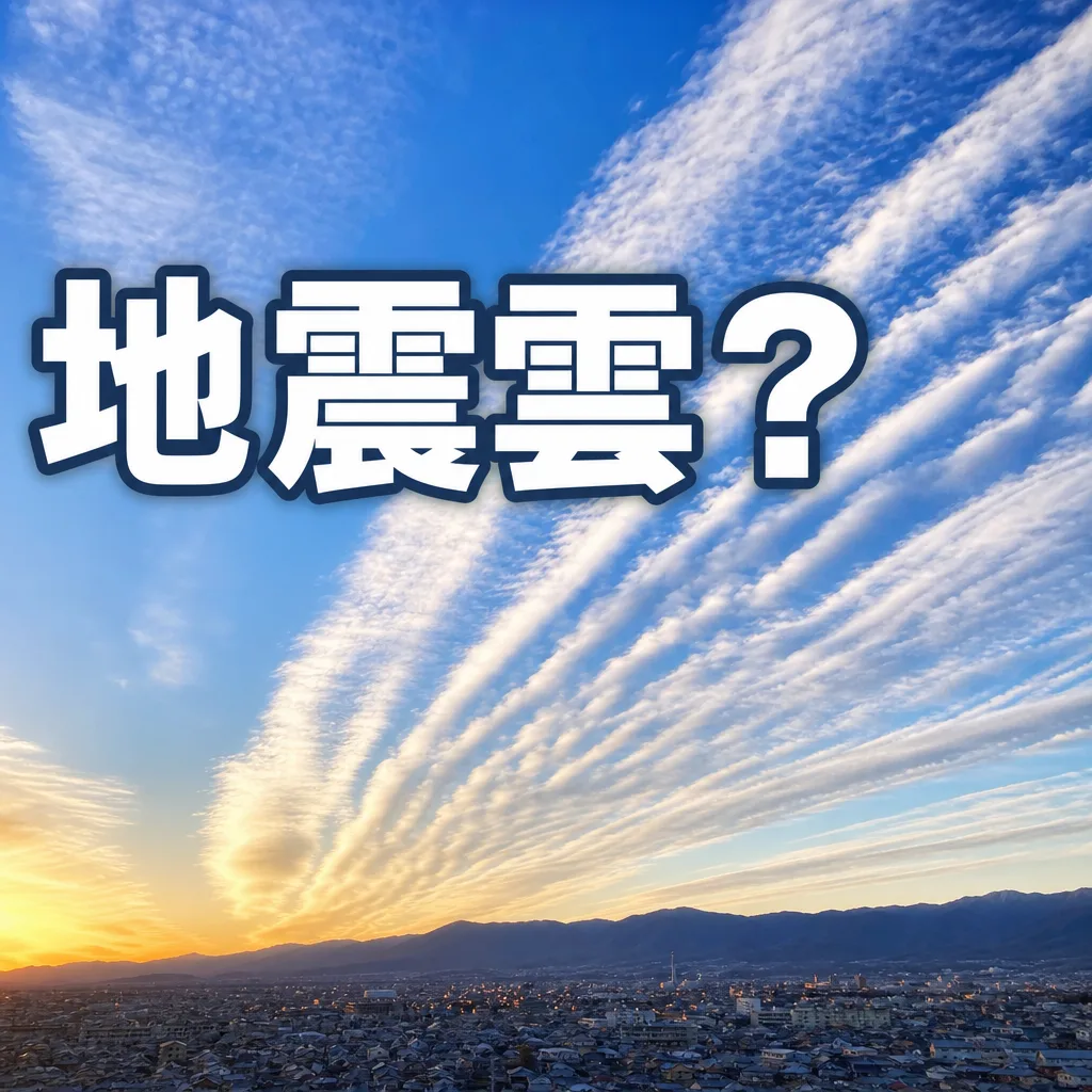 地震雲？