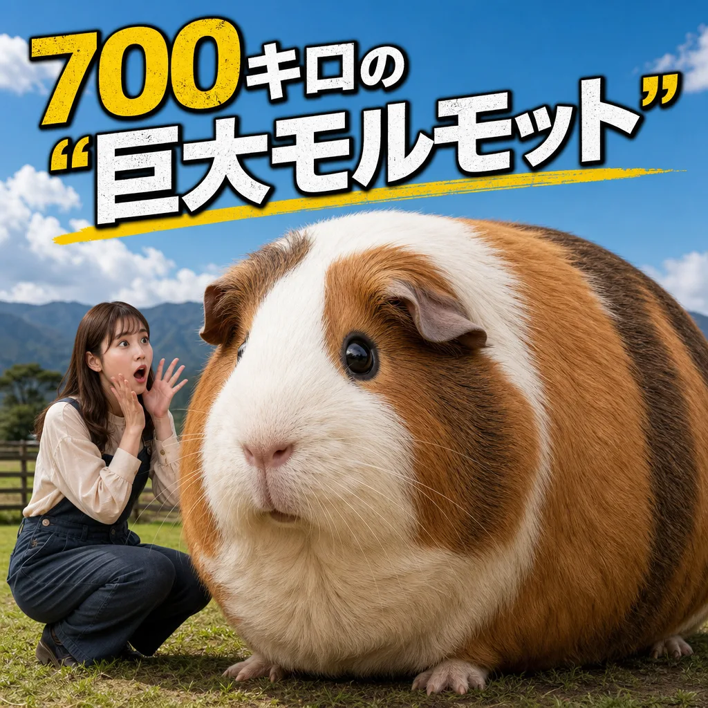 ７００キロの「巨大モルモット」