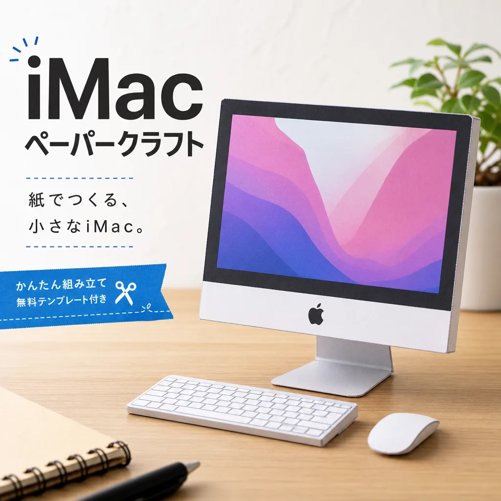 iMacペーパークラフト