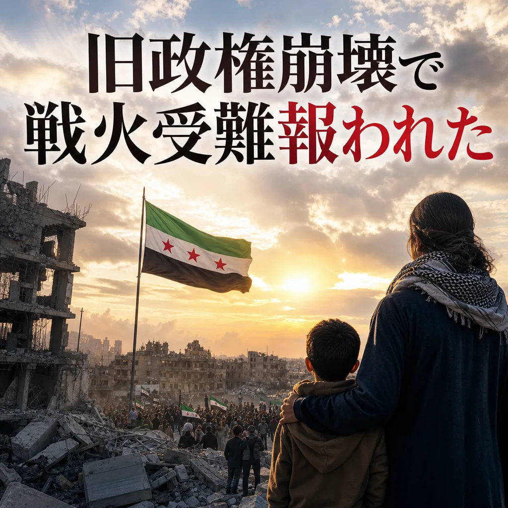 旧政権崩壊で戦火受難報われた